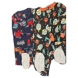 CARTER's Toddler Footed One Piece Fuzzy Pajama 2-piece Bundle | Size 3T